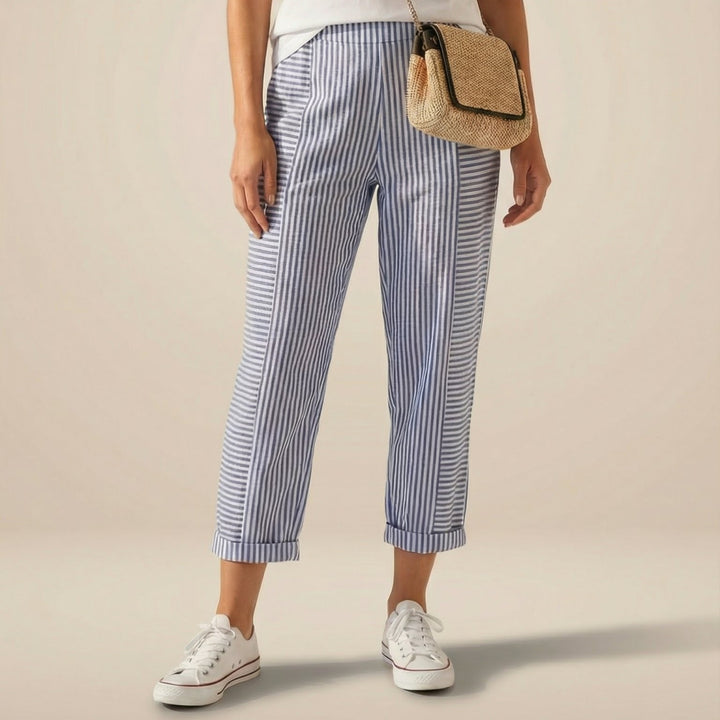 ANNALISA | STRIPED TROUSERS