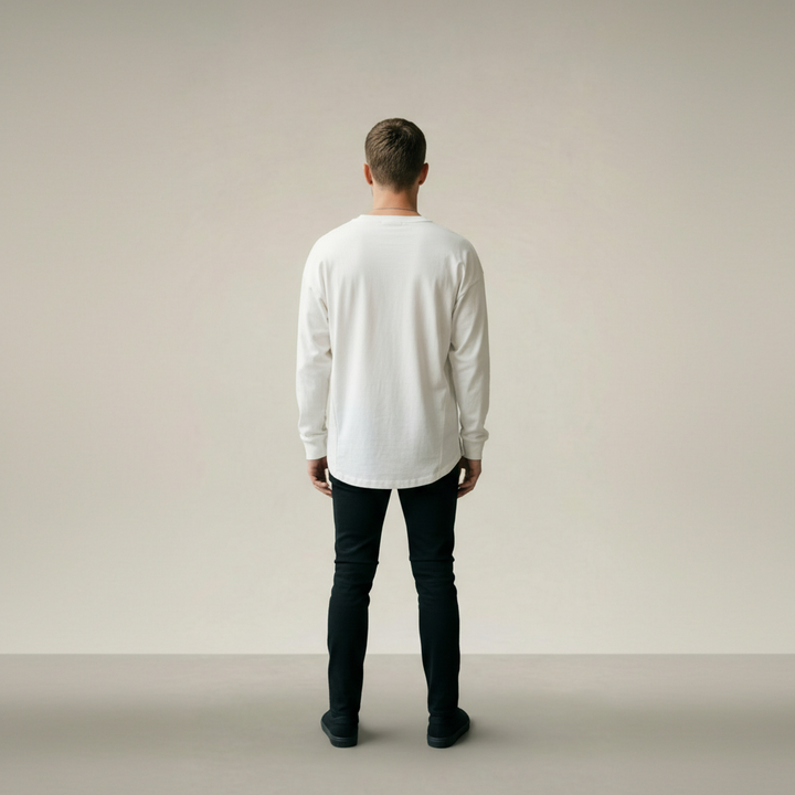 MARCUS | OVERSIZED COTTON LONG-SLEEVE SHIRT