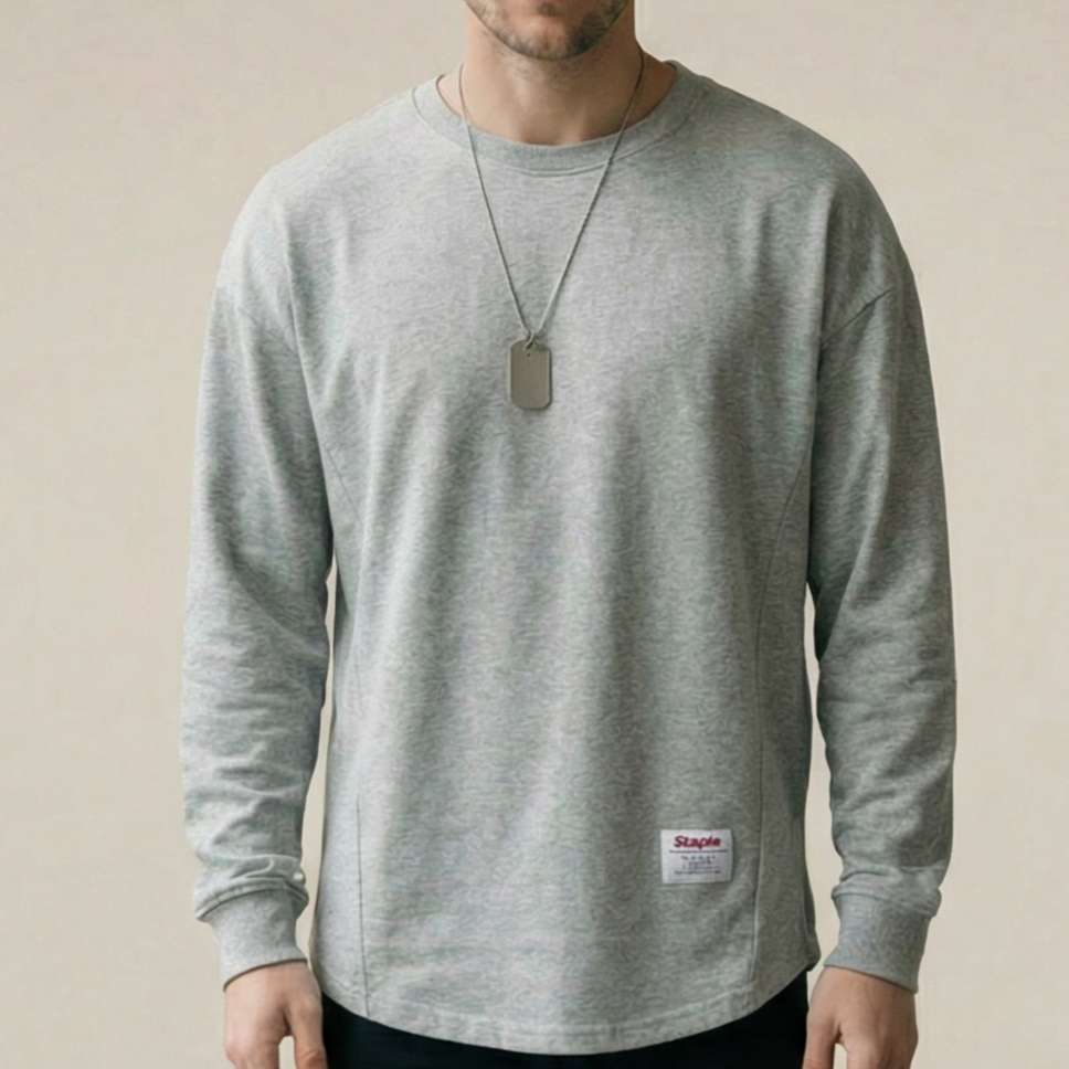 MARCUS | OVERSIZED COTTON LONG-SLEEVE SHIRT