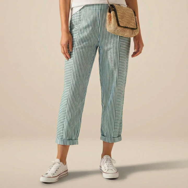 ANNALISA | STRIPED TROUSERS