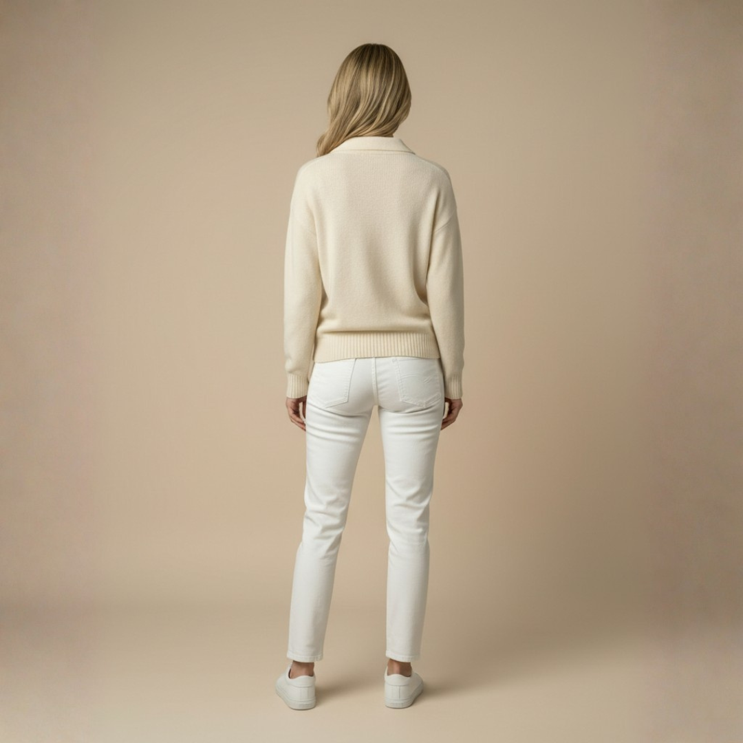CHARLINE | SOFT KNIT COLLARED JUMPER