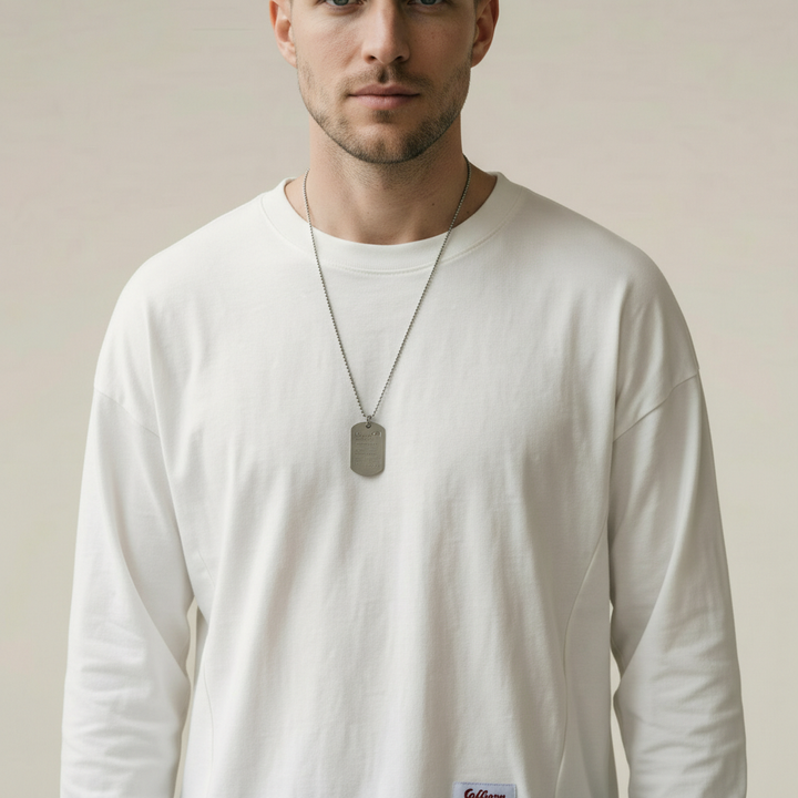 MARCUS | OVERSIZED COTTON LONG-SLEEVE SHIRT