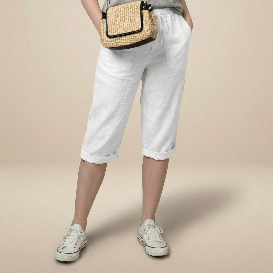 LIVIA | COTTON BLEND SHORTS