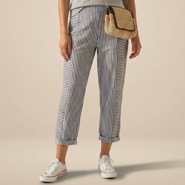 ANNALISA | STRIPED TROUSERS
