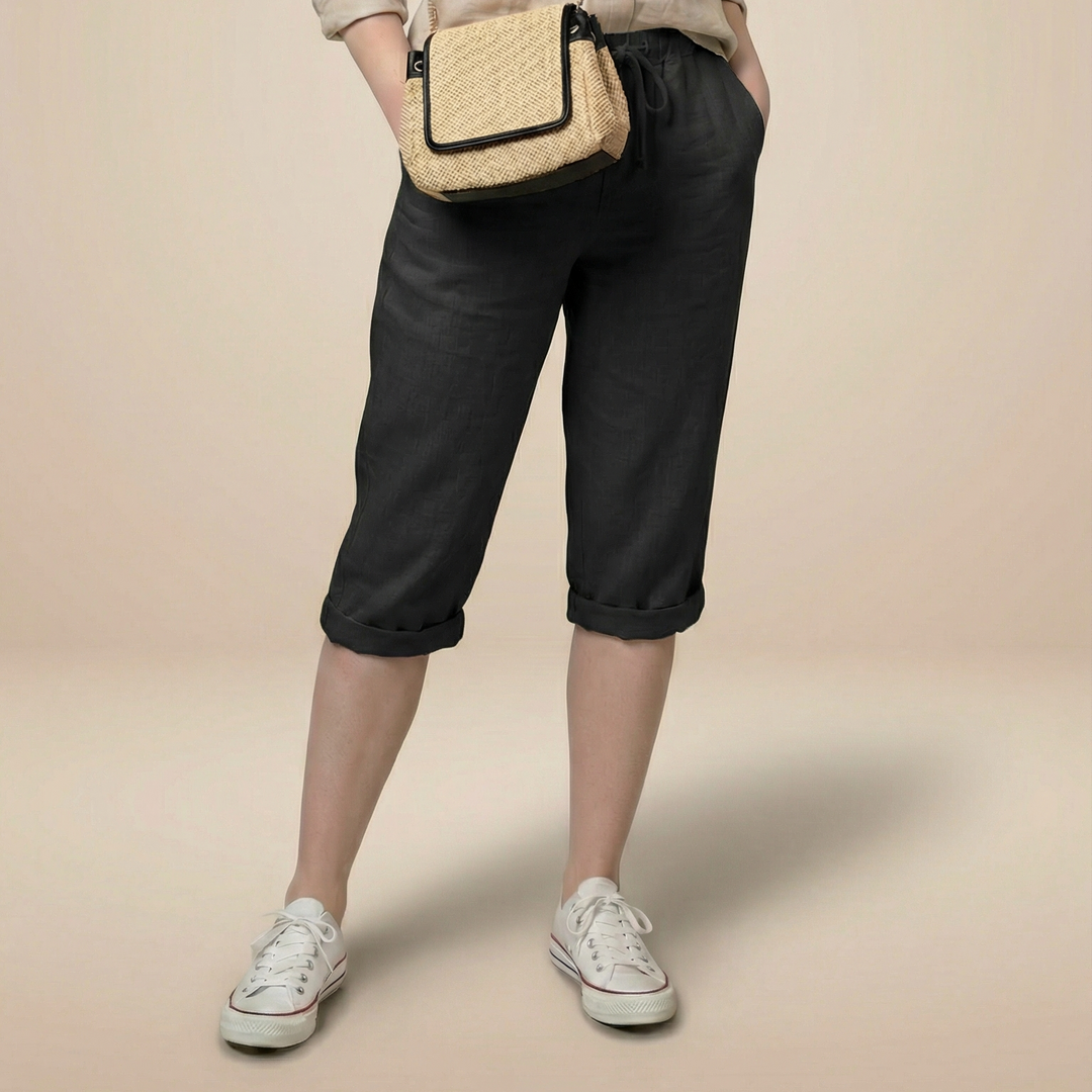 LIVIA | COTTON BLEND SHORTS