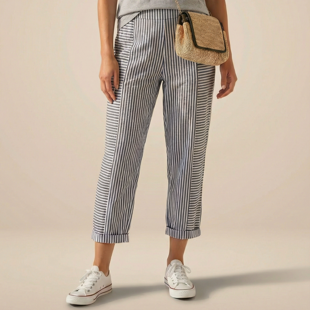ANNALISA | STRIPED TROUSERS