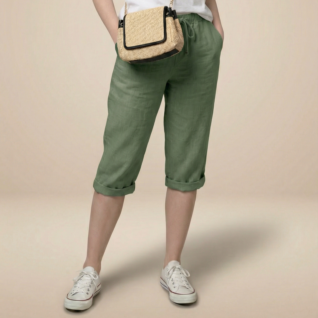 LIVIA | COTTON BLEND SHORTS