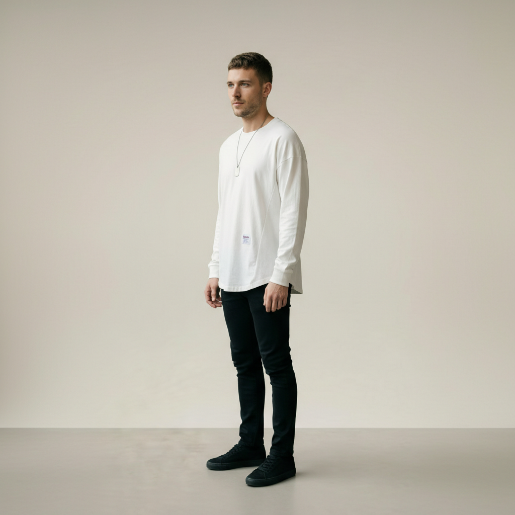 MARCUS | OVERSIZED COTTON LONG-SLEEVE SHIRT