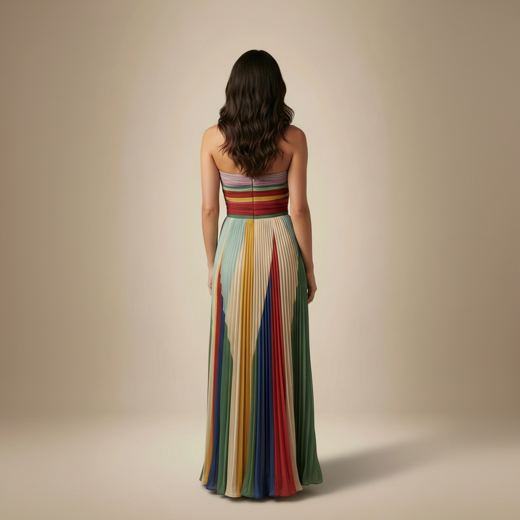 ELENA | FLOWING MIDI DRESS WITH RELAXED SILHOUETTE