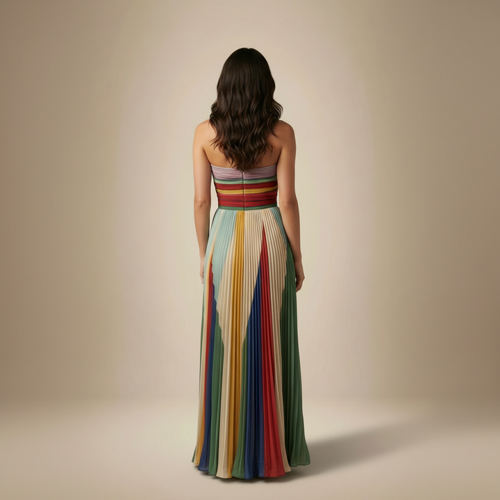 ELENA | FLOWING MIDI DRESS WITH RELAXED SILHOUETTE