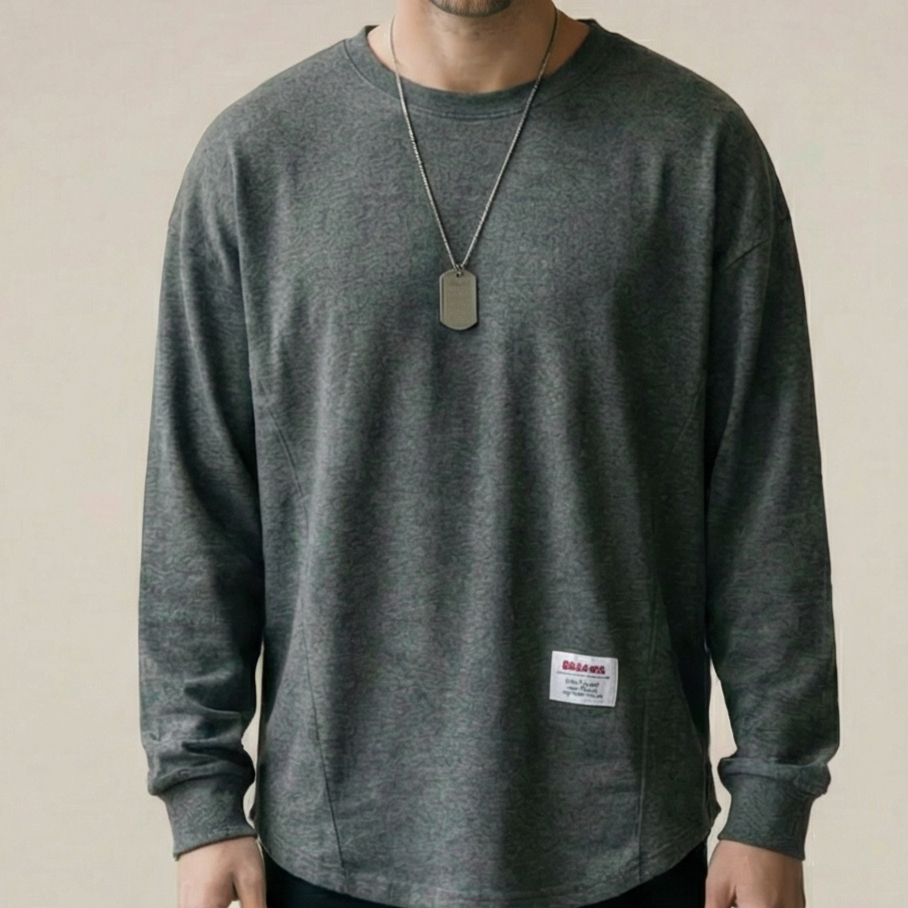 MARCUS | OVERSIZED COTTON LONG-SLEEVE SHIRT