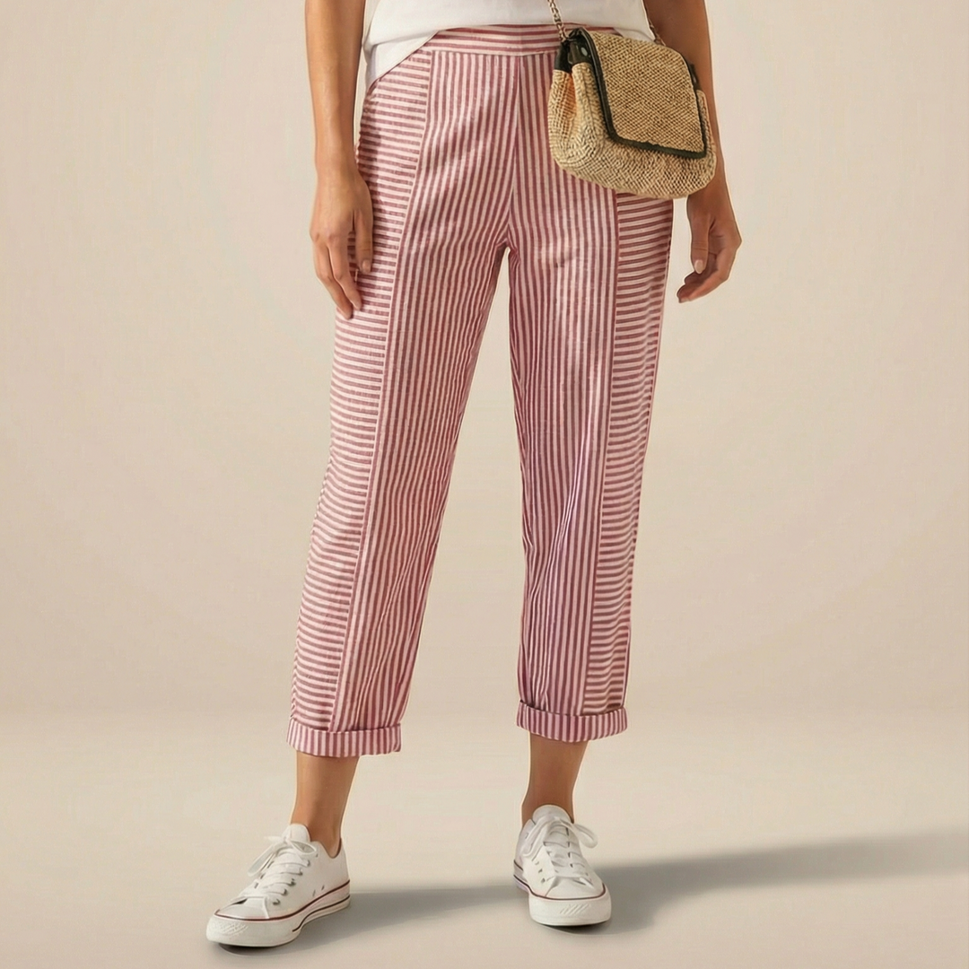 ANNALISA | STRIPED TROUSERS