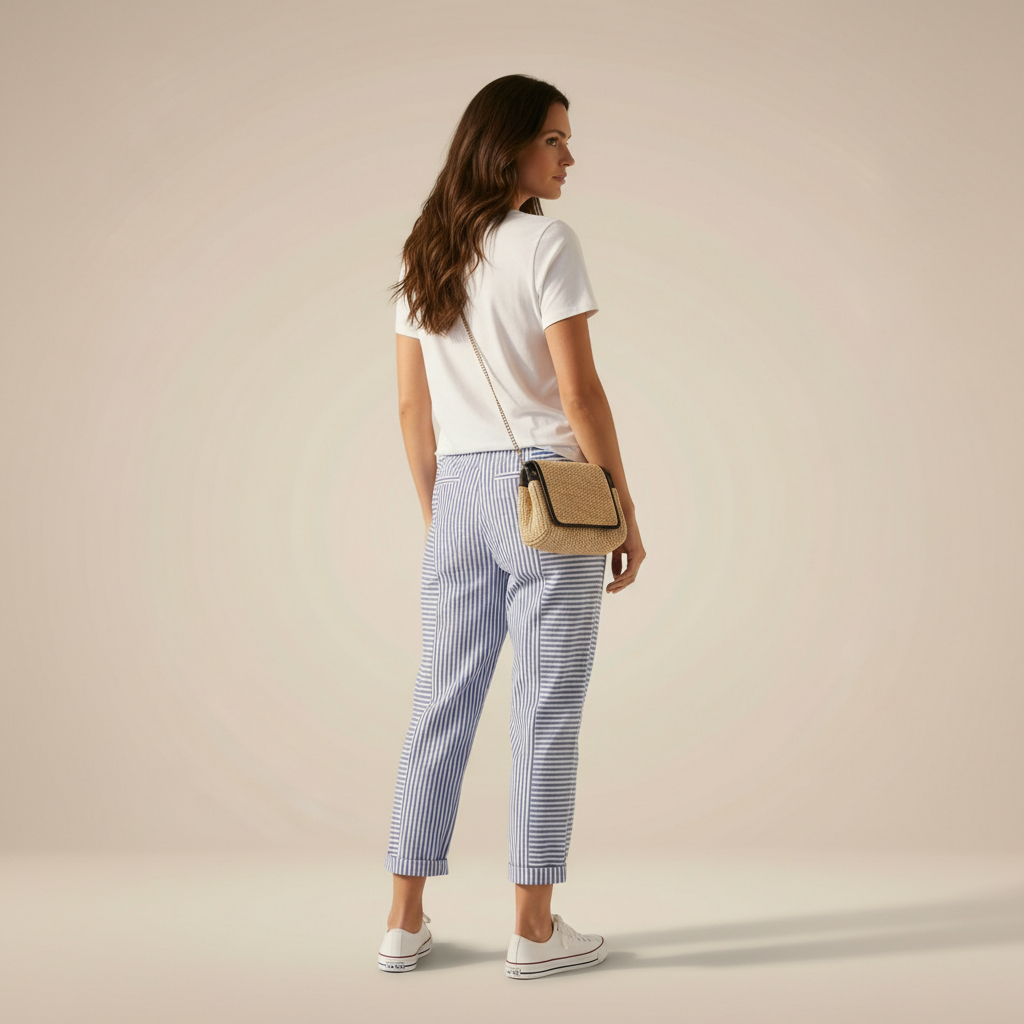 ANNALISA | STRIPED TROUSERS