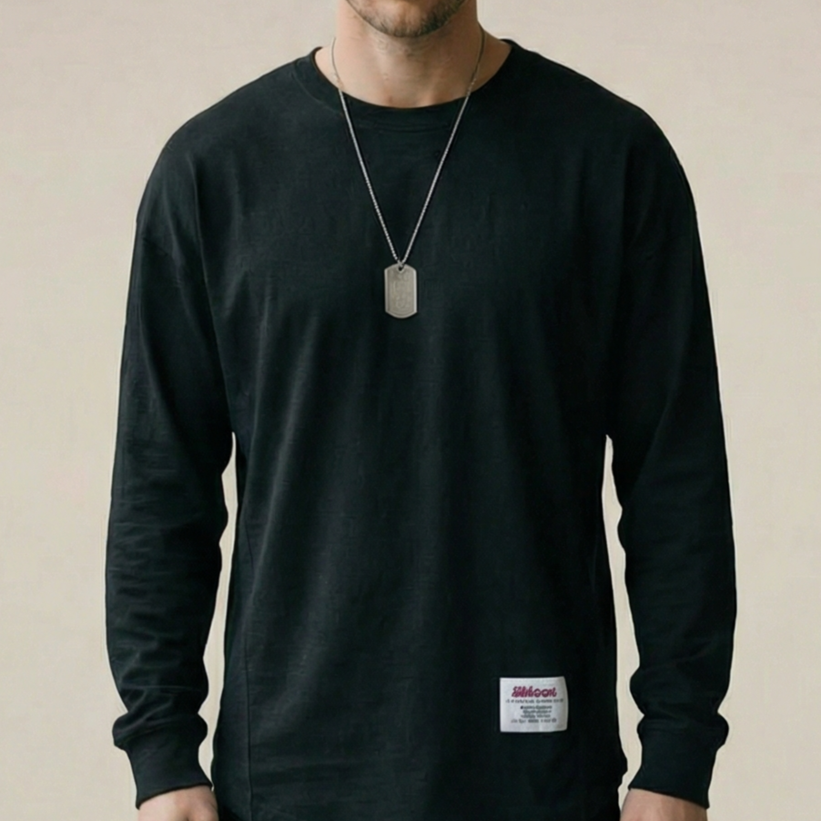 MARCUS | OVERSIZED COTTON LONG-SLEEVE SHIRT