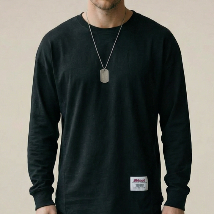 MARCUS | OVERSIZED COTTON LONG-SLEEVE SHIRT