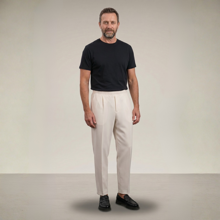 ARCHIE | SLIM TAPERED TROUSERS