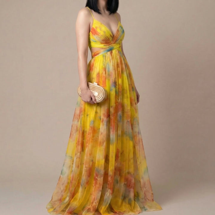 LEILA | FLORAL MAXI DRESS